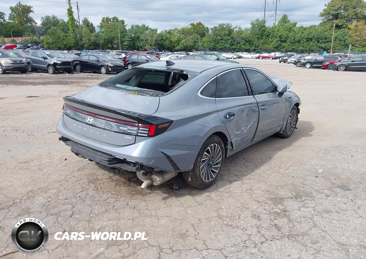 2025 Hyundai Sonata Hybrid Sel VIN:KMHL34JJ0SA120618 - 4