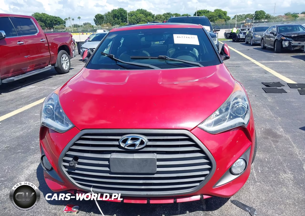 2016 Hyundai Veloster Turbo VIN:KMHTC6AE2GU292380 - 12