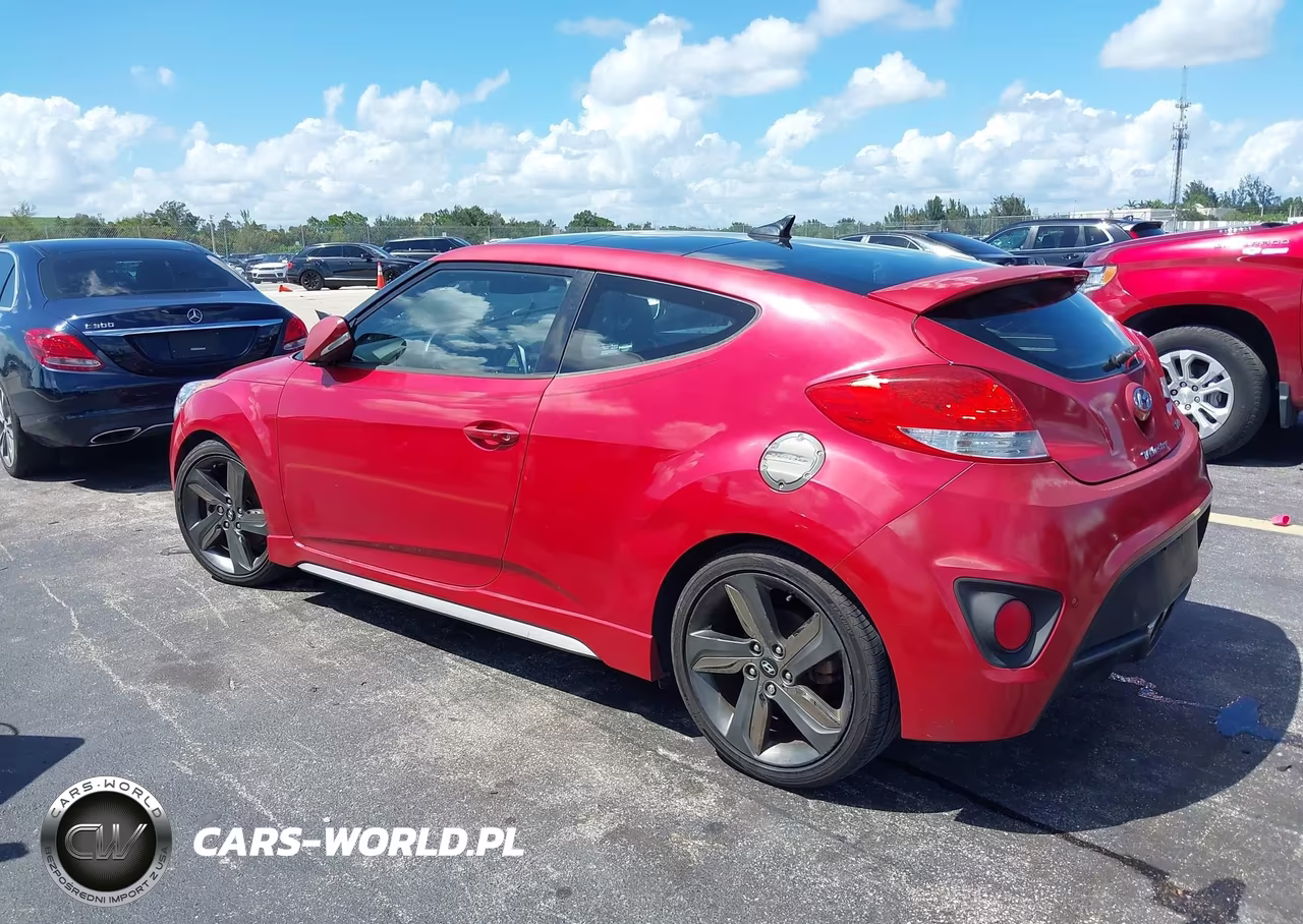 2016 Hyundai Veloster Turbo VIN:KMHTC6AE2GU292380 - 3