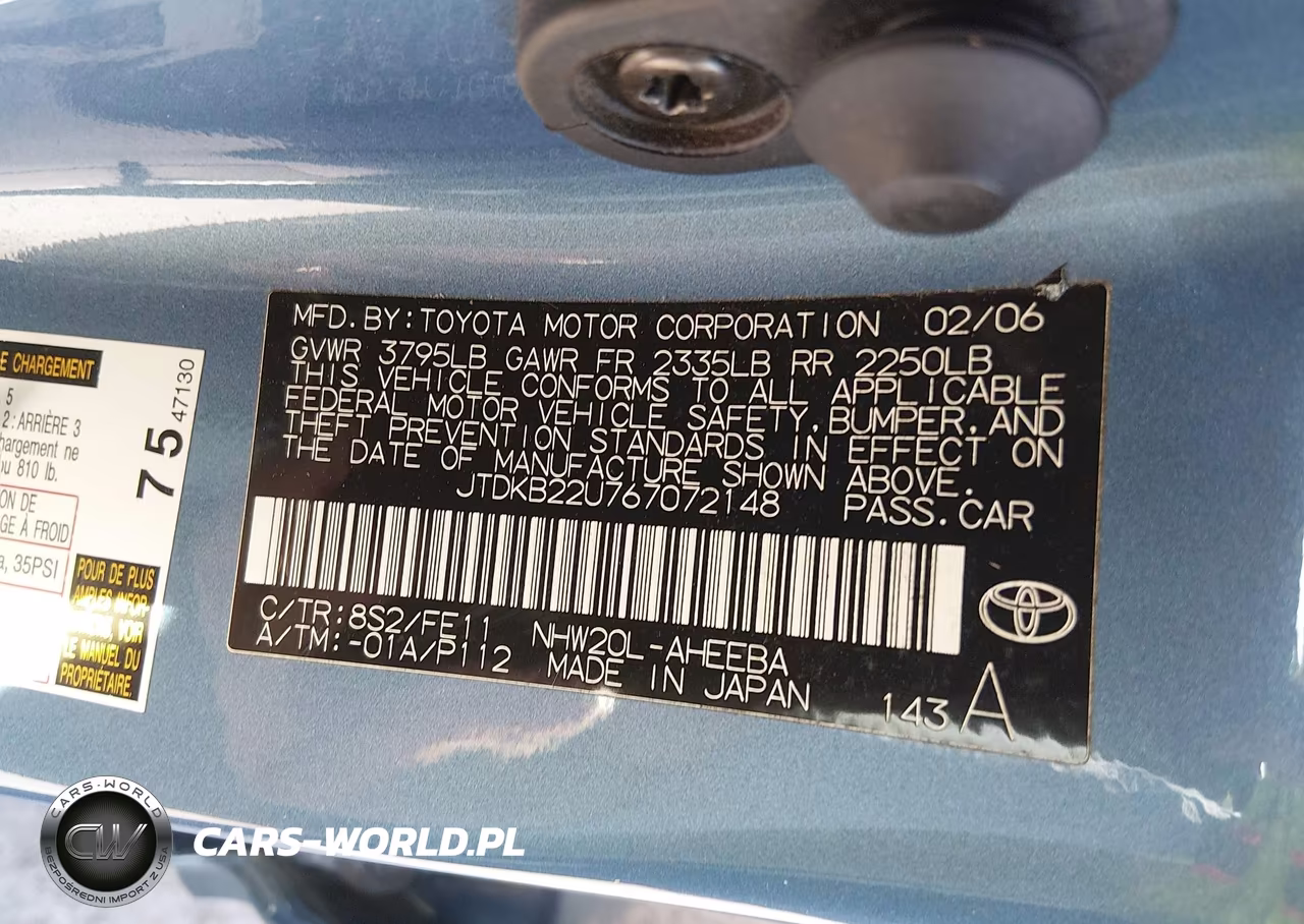 2006 Toyota Prius VIN:JTDKB22U767072148 - 9