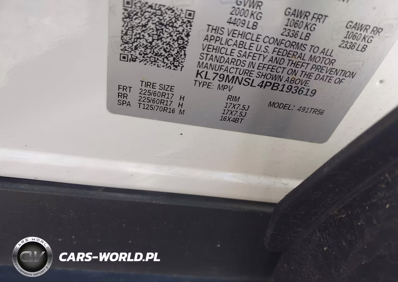 2023 Chevrolet Trailblazer Awd Ls VIN:KL79MNSL4PB193619 - 9
