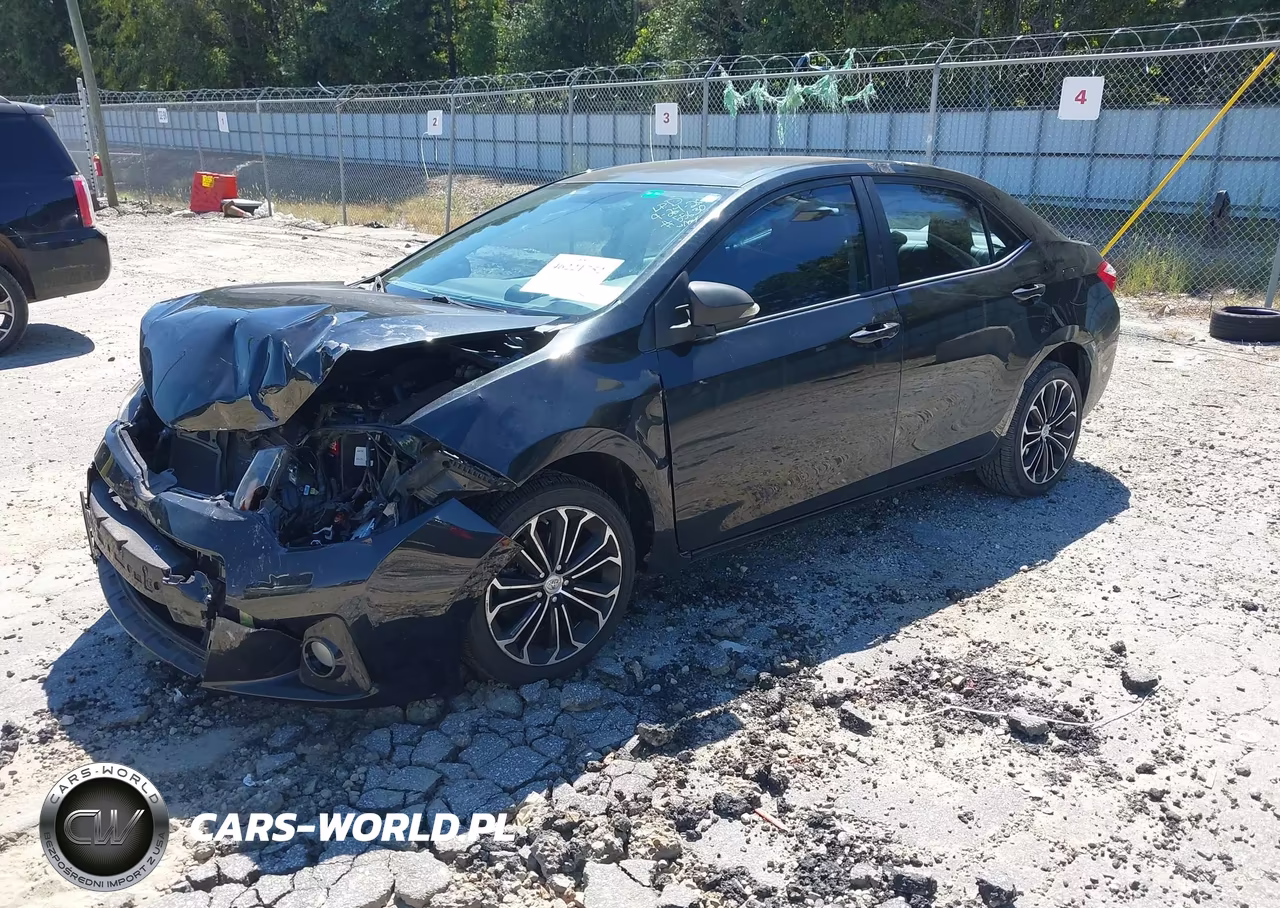 2015 Toyota Corolla S Plus VIN:5YFBURHE8FP256449 - 2