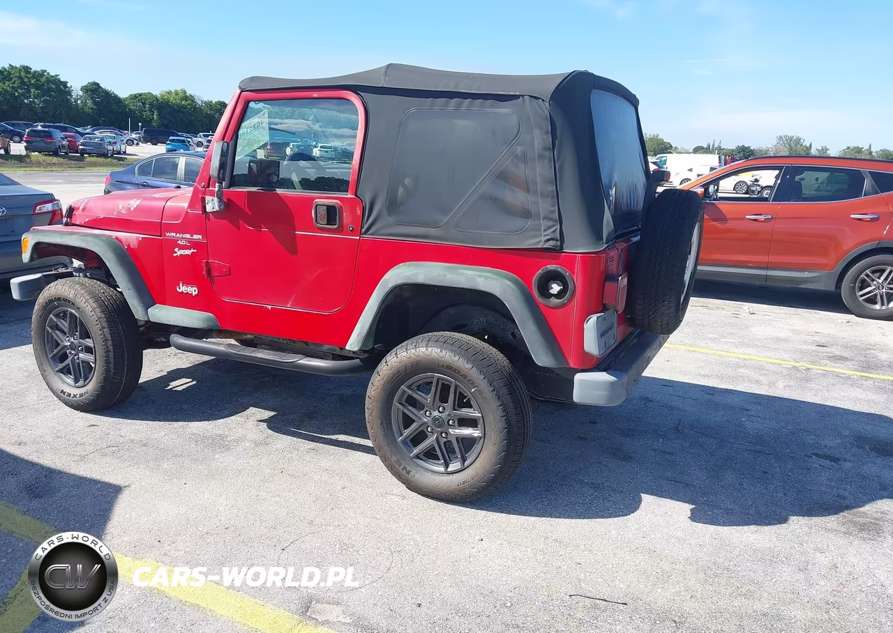 1999 Jeep Wrangler Sport VIN:1J4FY19S0XP472238 - 3