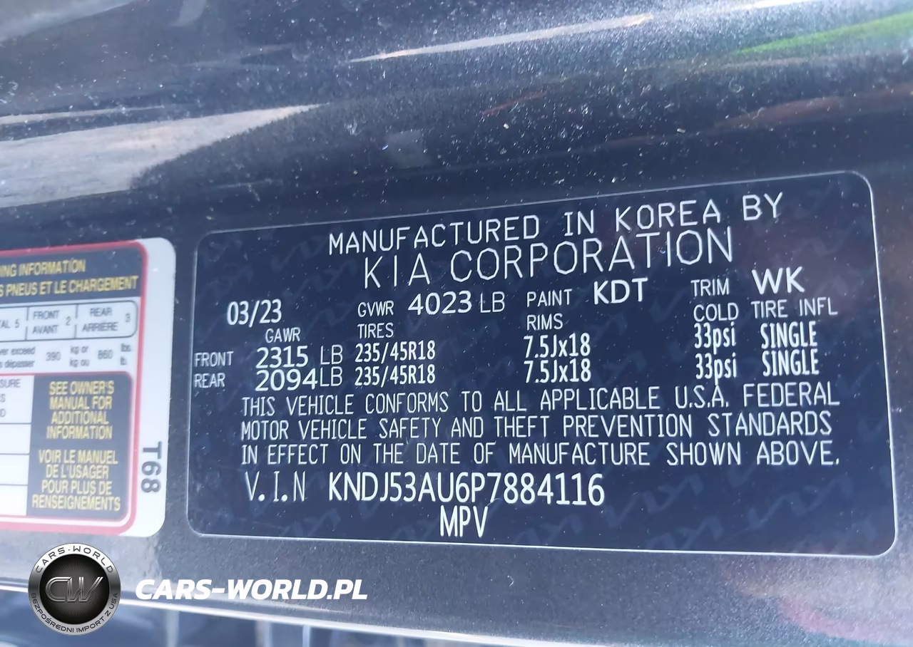 2023 Kia Soul Gt-Line VIN:KNDJ53AU6P7884116 - 9