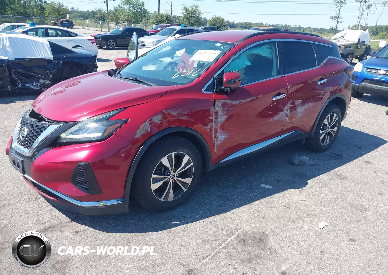 2020 Nissan Murano Sv Intelligent Awd VIN:5N1AZ2BS6LN132512 - 2