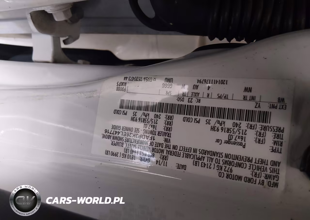2014 Ford Focus Se VIN:1FADP3K26EL447716 - 9