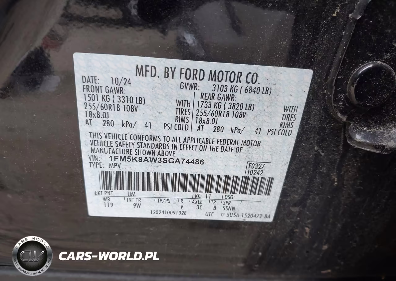 2025 Ford Police Interceptor Utility VIN:1FM5K8AW3SGA74486 - 9