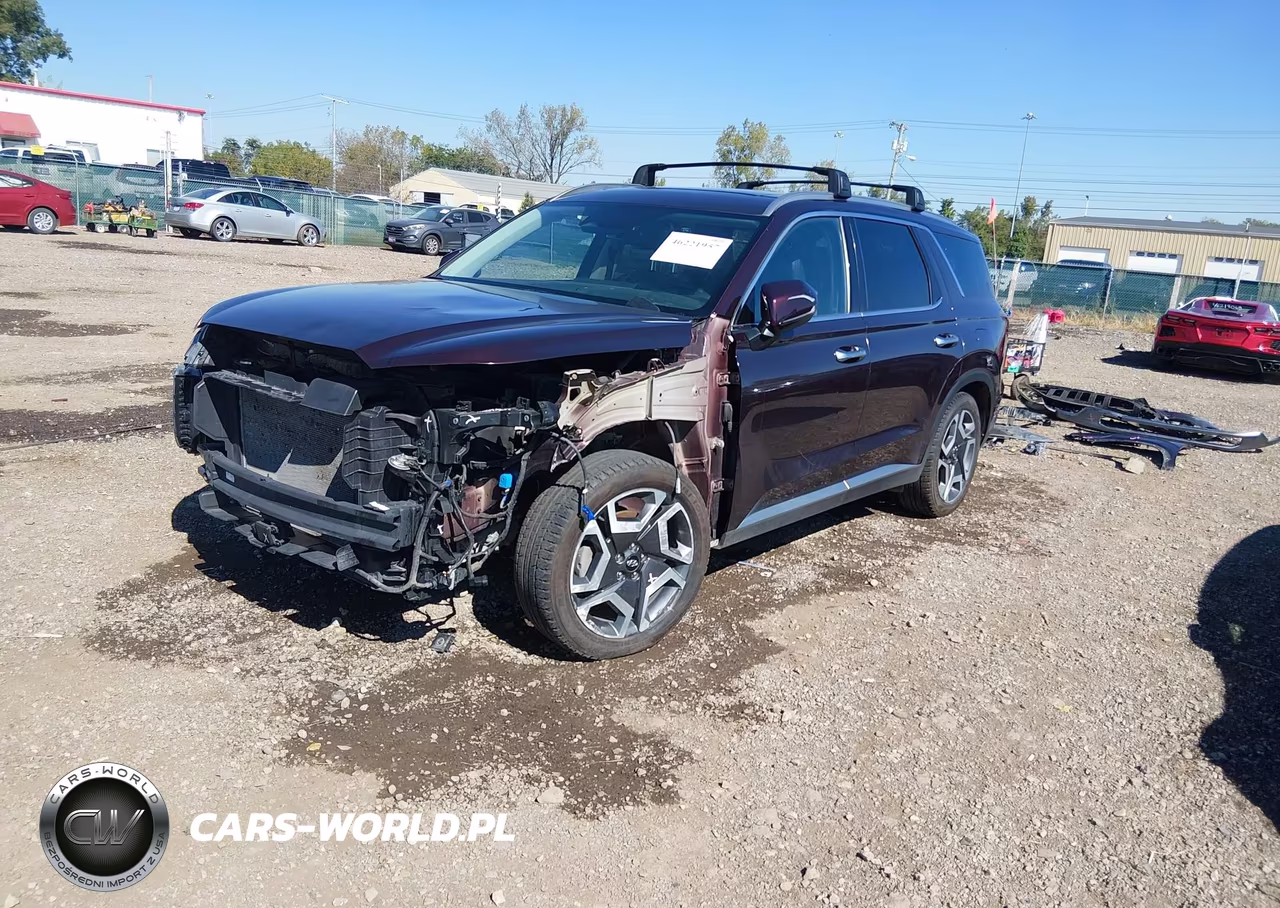 2024 Hyundai Palisade Sel VIN:KM8R4DGEXRU765741 - 2