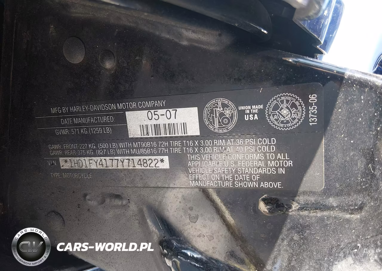 2007 Harley-Davidson Flhrs VIN:1HD1FY4177Y714822 - 10