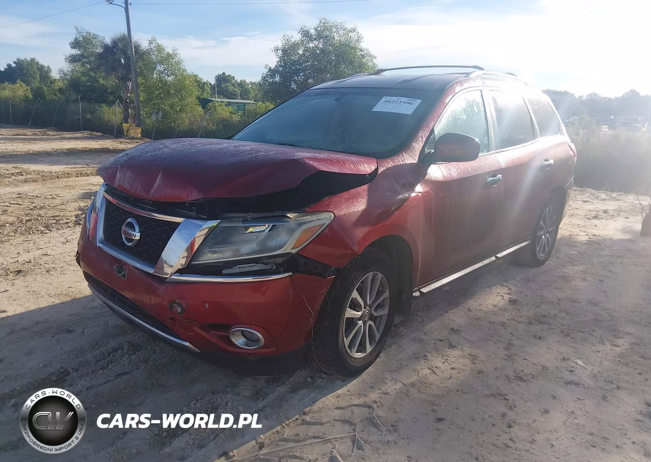 2014 Nissan Pathfinder Sv VIN:5N1AR2MN3EC687441 - 2