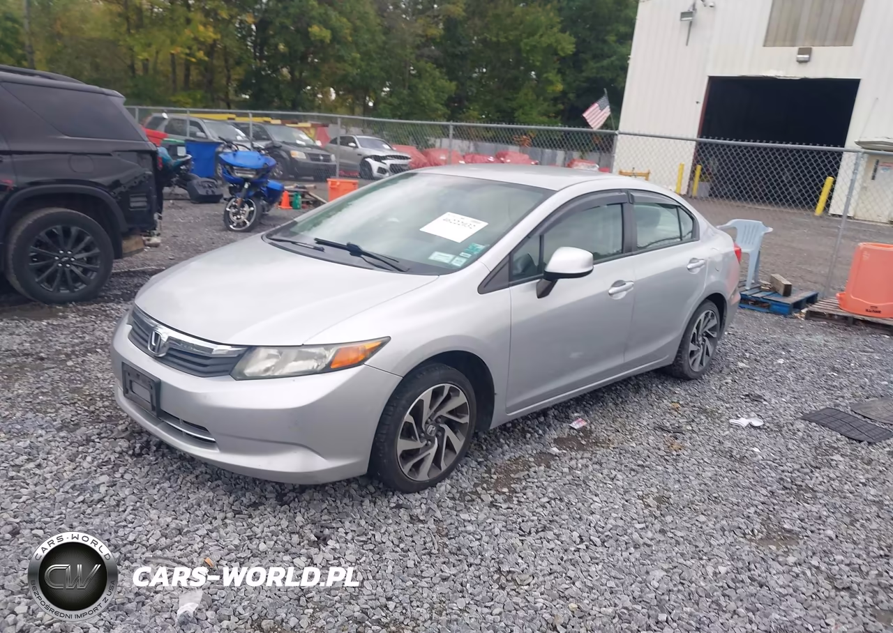 2012 Honda Civic Lx VIN:2HGFB2F57CH597717 - 2