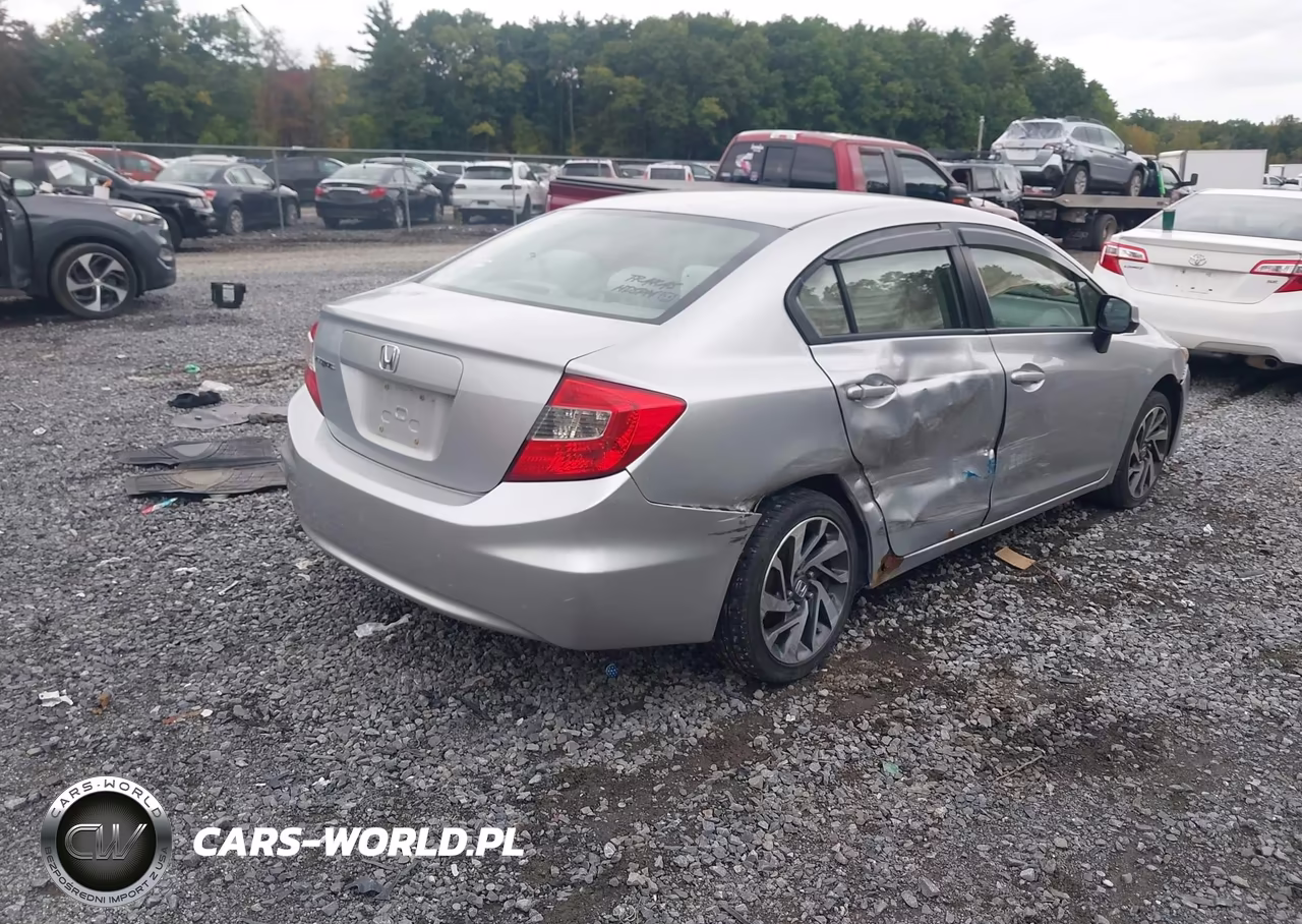 2012 Honda Civic Lx VIN:2HGFB2F57CH597717 - 4