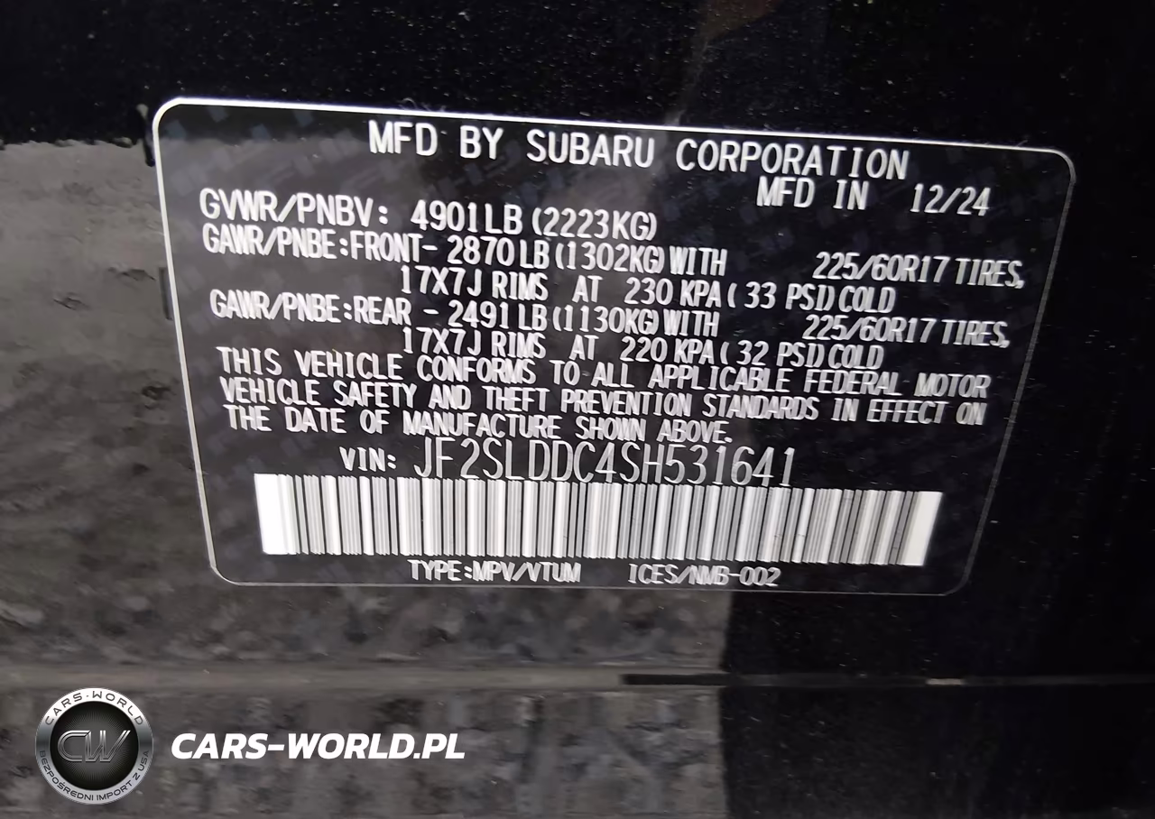 2025 Subaru Forester Premium VIN:JF2SLDDC4SH531641 - 9