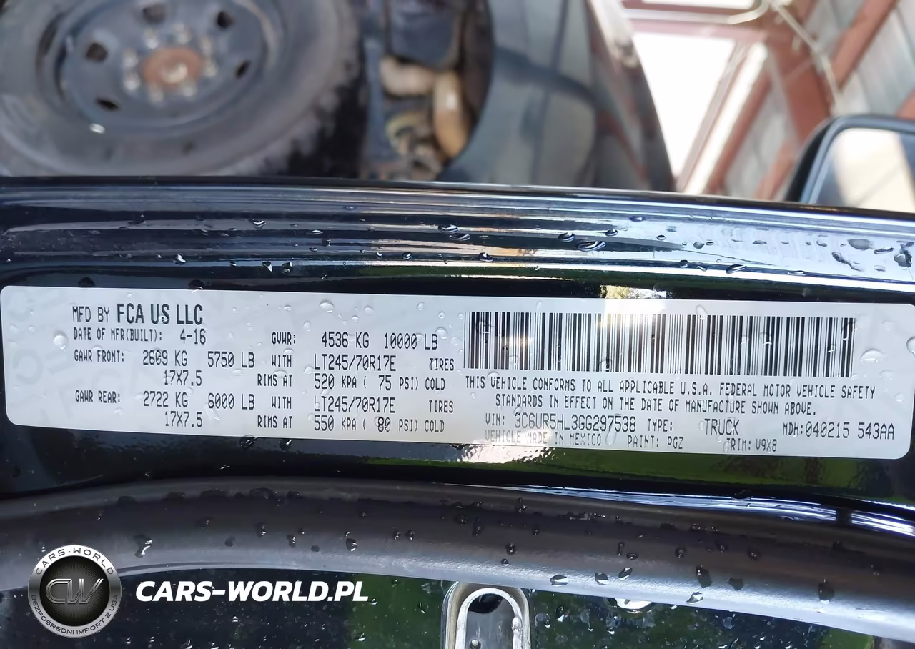 2016 Ram 2500 Tradesman VIN:3C6UR5HL3GG297538 - 9