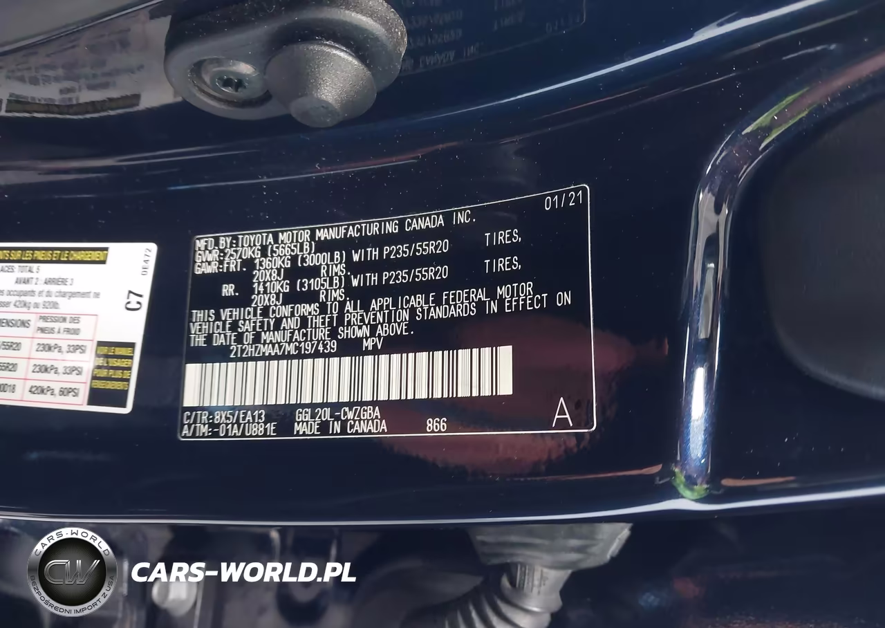 2021 Lexus Rx 350 VIN:2T2HZMAA7MC197439 - 9
