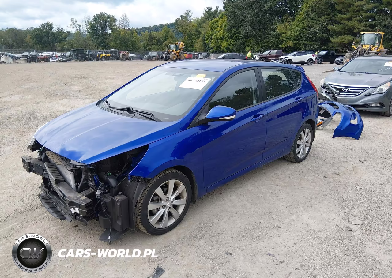2013 Hyundai Accent Se VIN:KMHCU5AE6DU078382 - 2