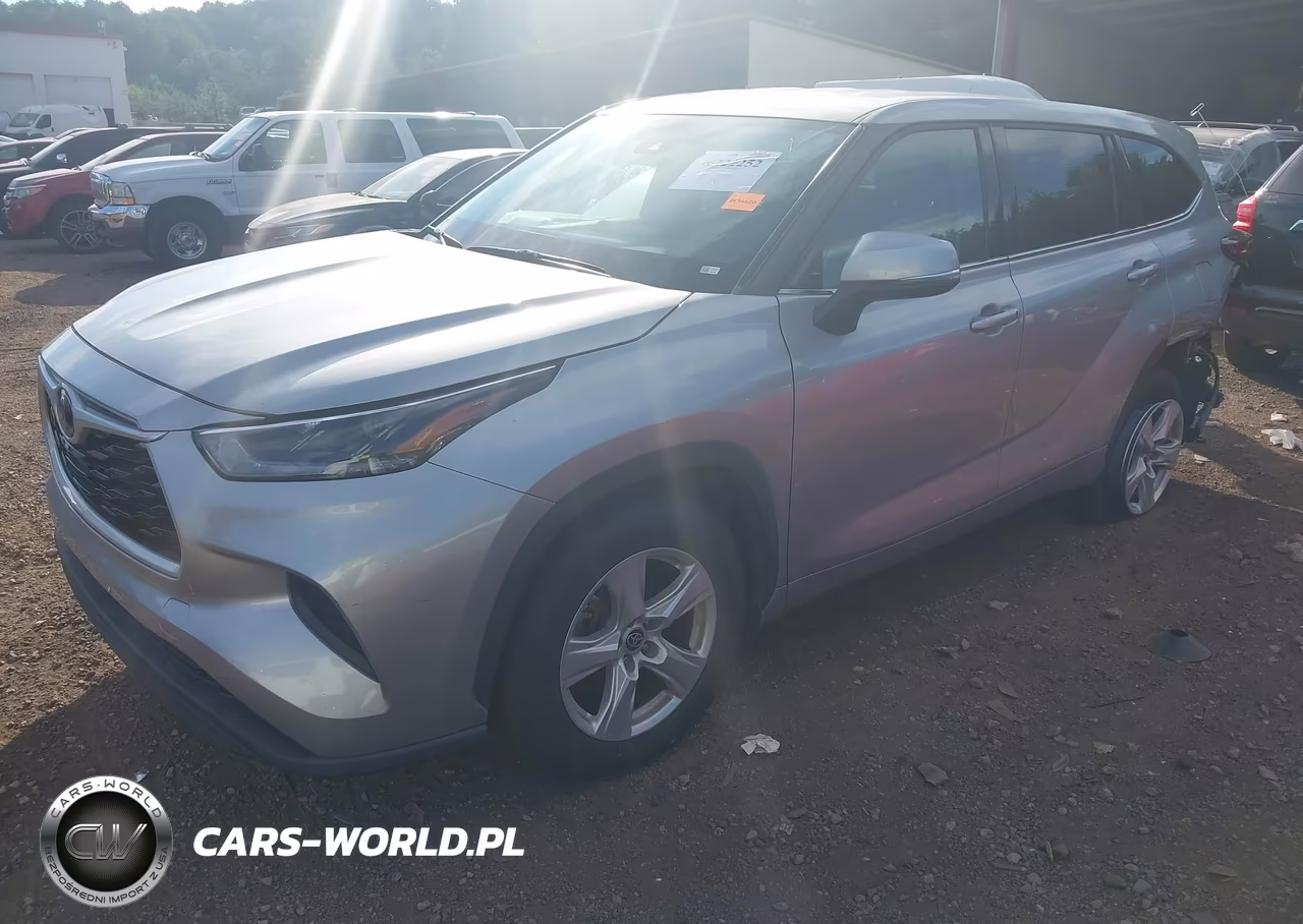 2021 Toyota Highlander L VIN:5TDCZRAH0MS517166 - 2
