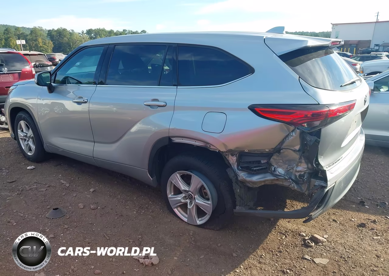 2021 Toyota Highlander L VIN:5TDCZRAH0MS517166 - 3