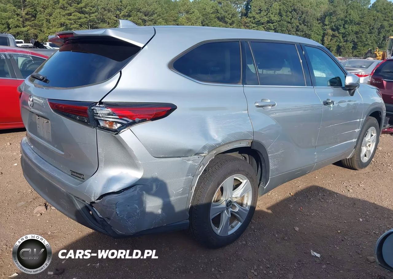2021 Toyota Highlander L VIN:5TDCZRAH0MS517166 - 4