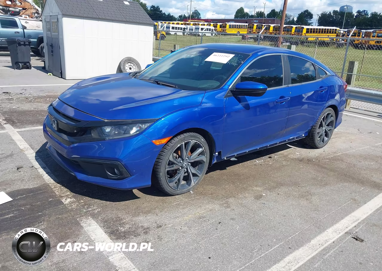 2019 Honda Civic Sport VIN:2HGFC2F8XKH606464 - 2