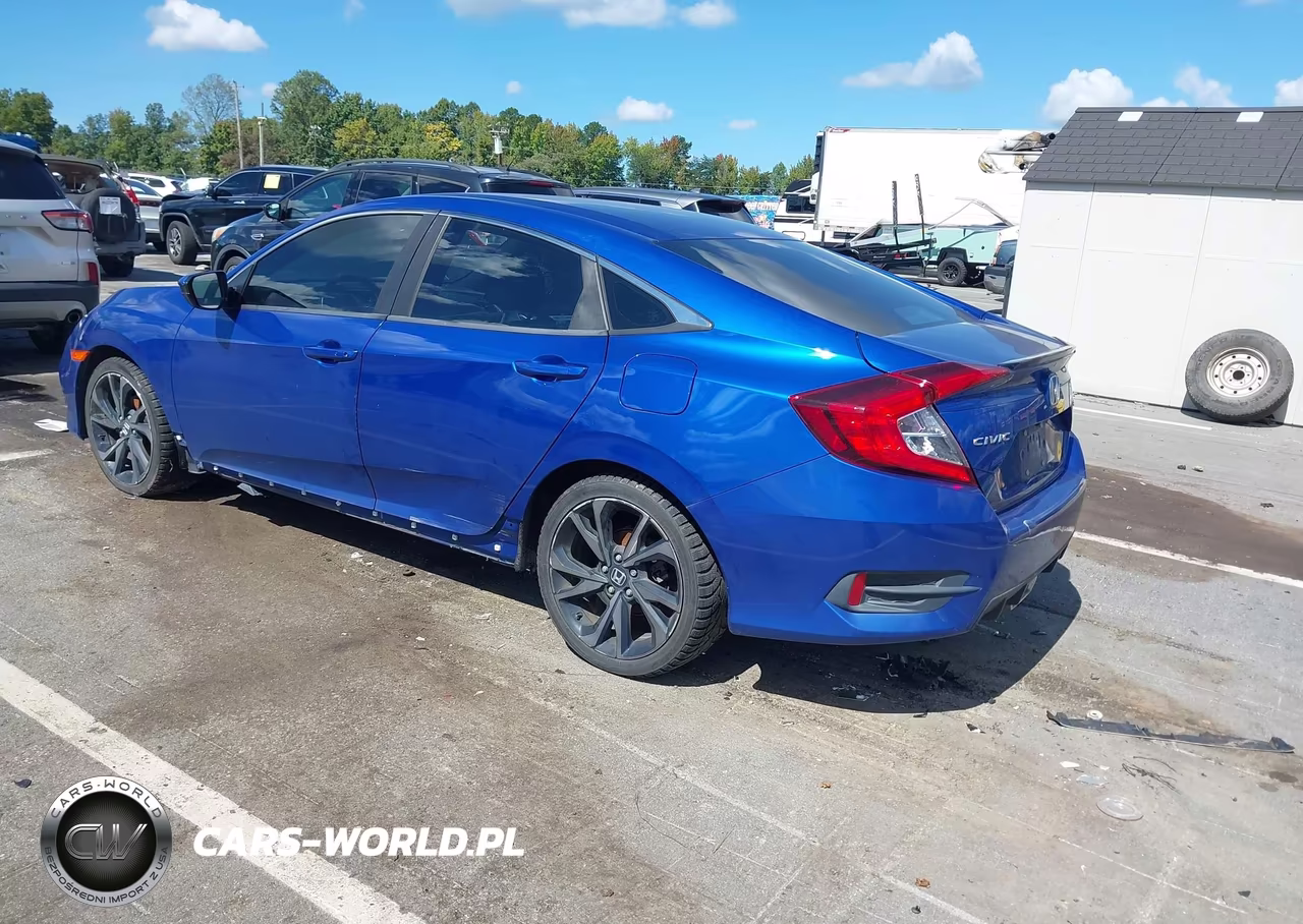 2019 Honda Civic Sport VIN:2HGFC2F8XKH606464 - 3