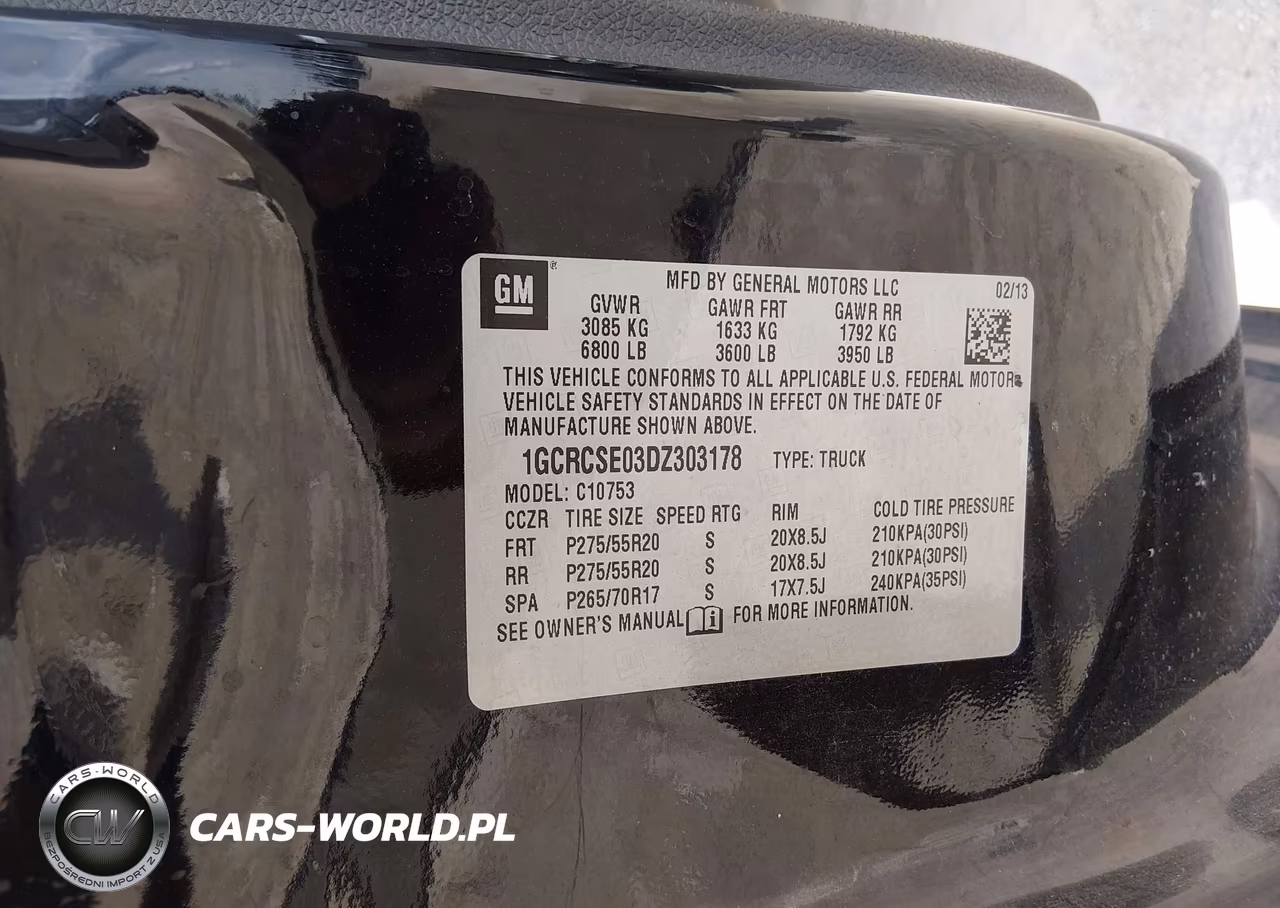 2013 Chevrolet Silverado 1500 Lt VIN:1GCRCSE03DZ303178 - 9