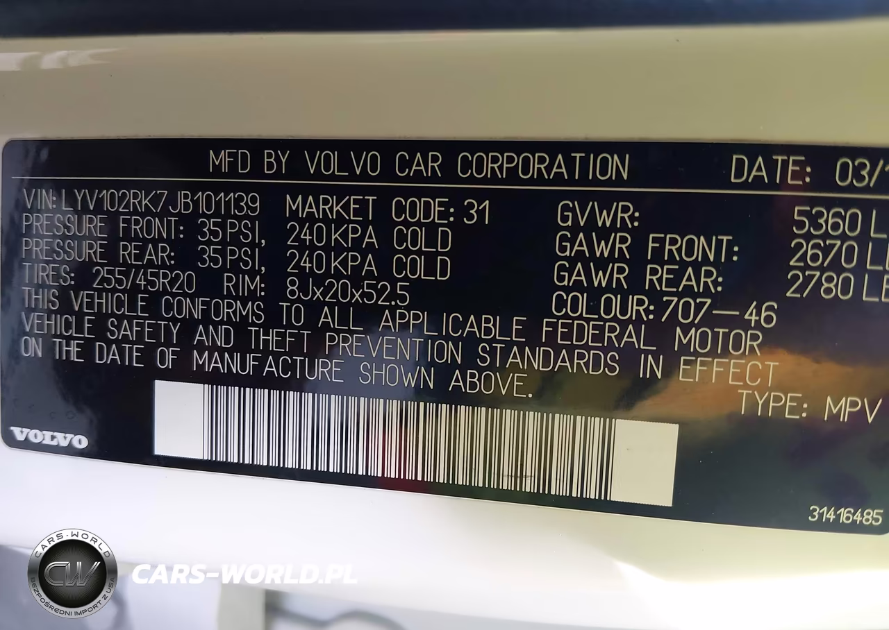 2018 Volvo Xc60 T5 Momentum VIN:LYV102RK7JB101139 - 9