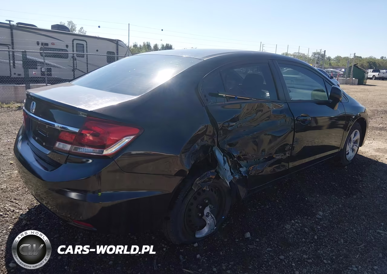2013 Honda Civic Lx VIN:19XFB2F57DE017071 - 4