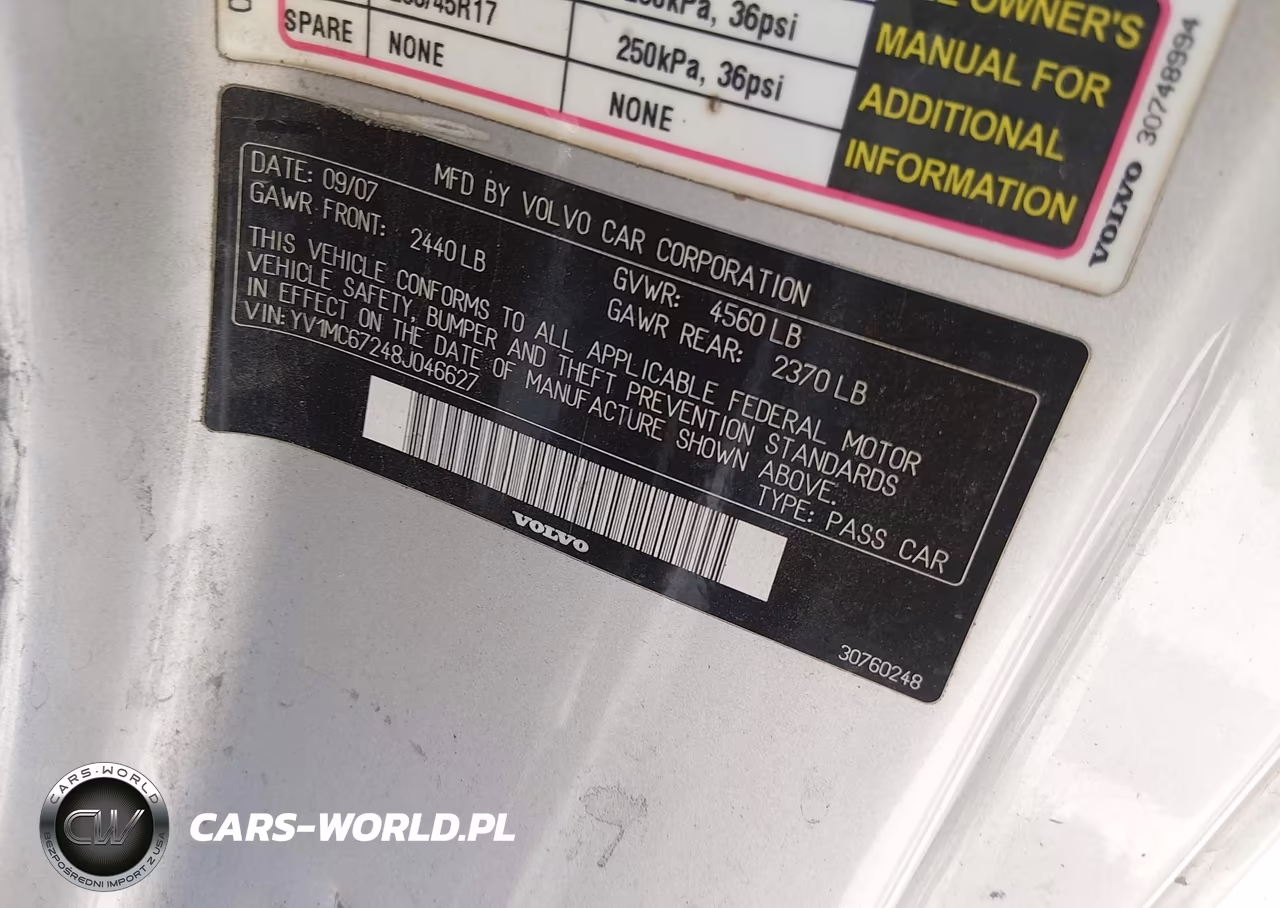 2008 Volvo C70 T5 VIN:YV1MC67248J046627 - 9