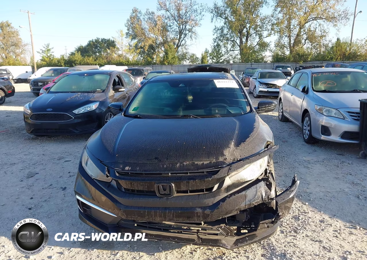 2019 Honda Civic Lx VIN:19XFC2F63KE009603 - 12