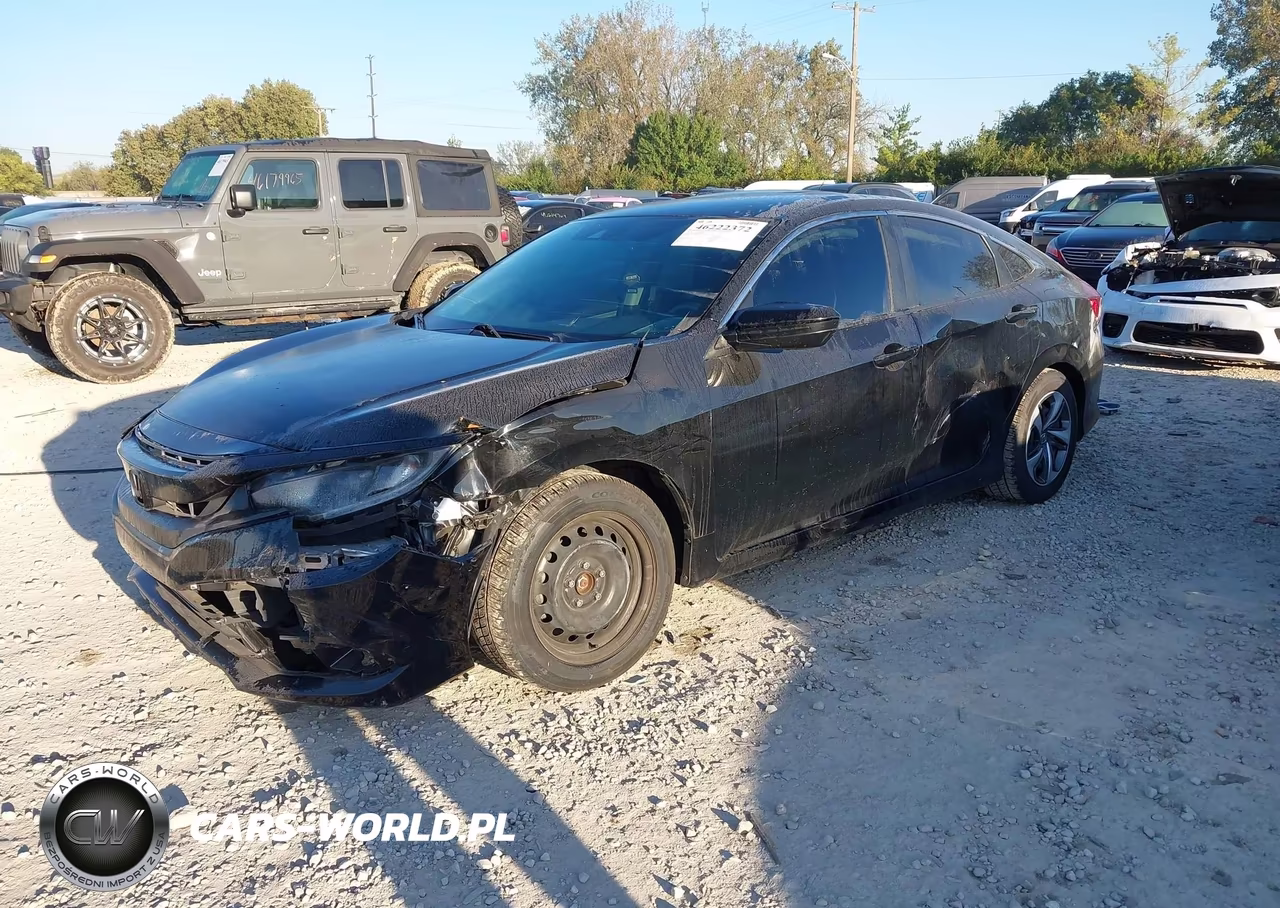 2019 Honda Civic Lx VIN:19XFC2F63KE009603 - 2