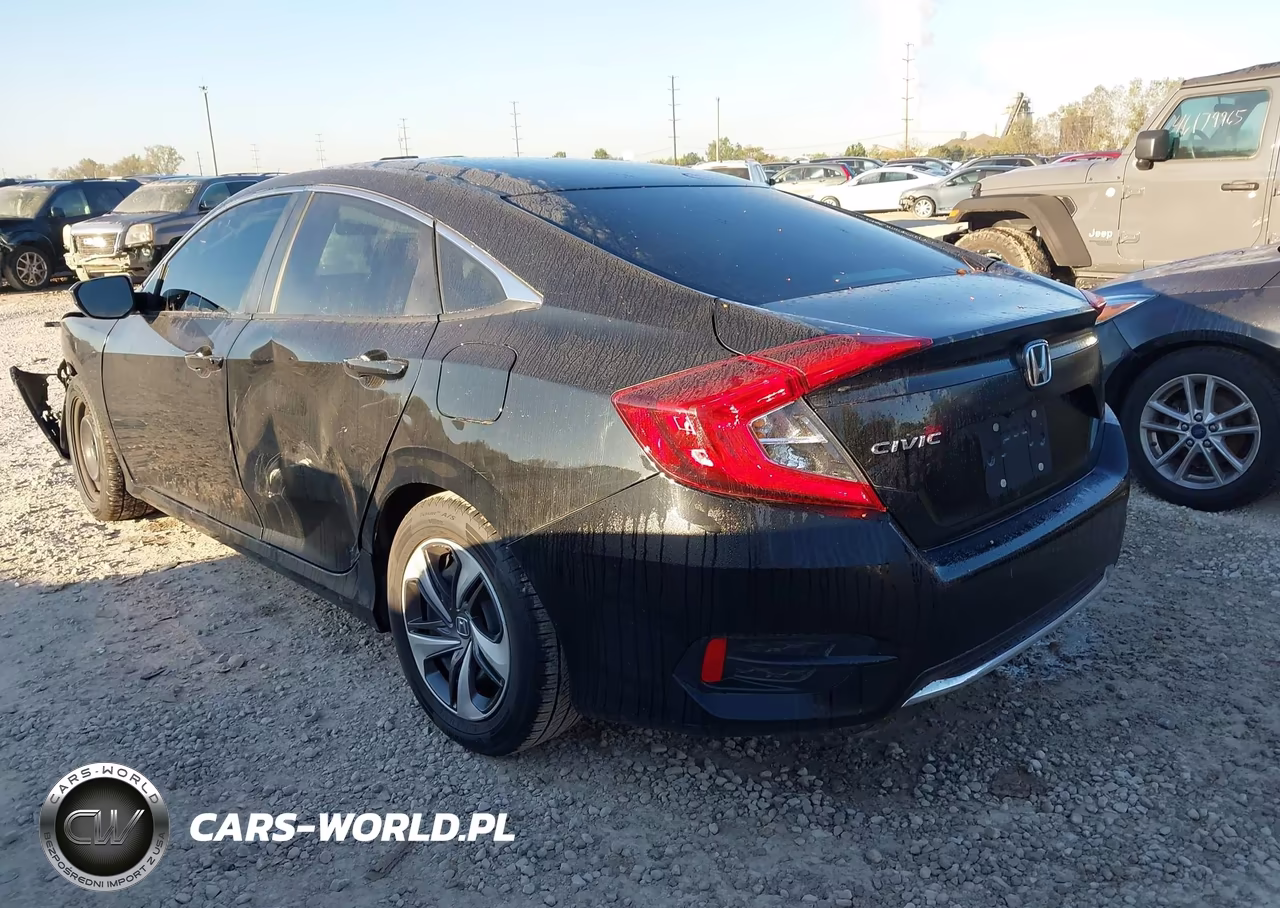 2019 Honda Civic Lx VIN:19XFC2F63KE009603 - 3