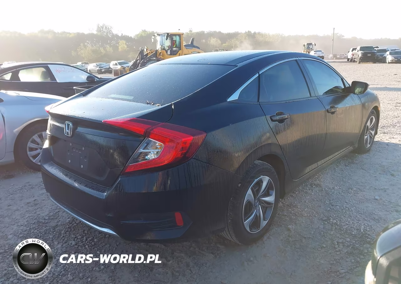 2019 Honda Civic Lx VIN:19XFC2F63KE009603 - 4