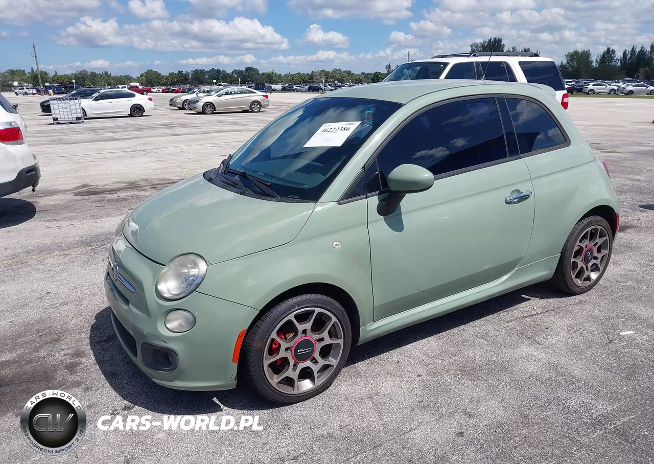 2015 Fiat 500 Sport VIN:3C3CFFBR0FT558697 - 2