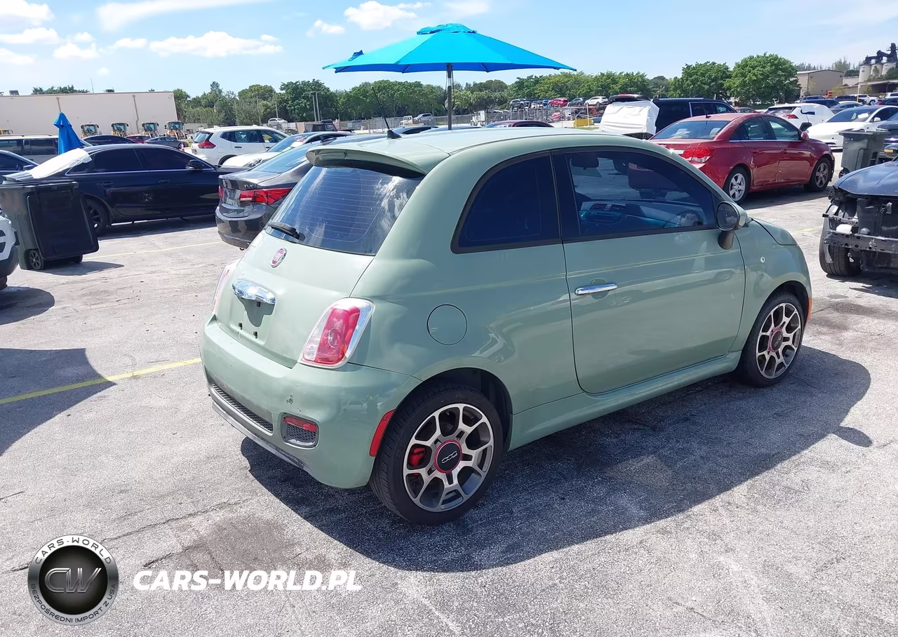 2015 Fiat 500 Sport VIN:3C3CFFBR0FT558697 - 4