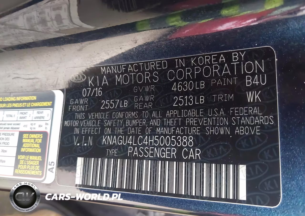 2017 Kia Optima Hybrid Ex VIN:KNAGU4LC4H5005388 - 9