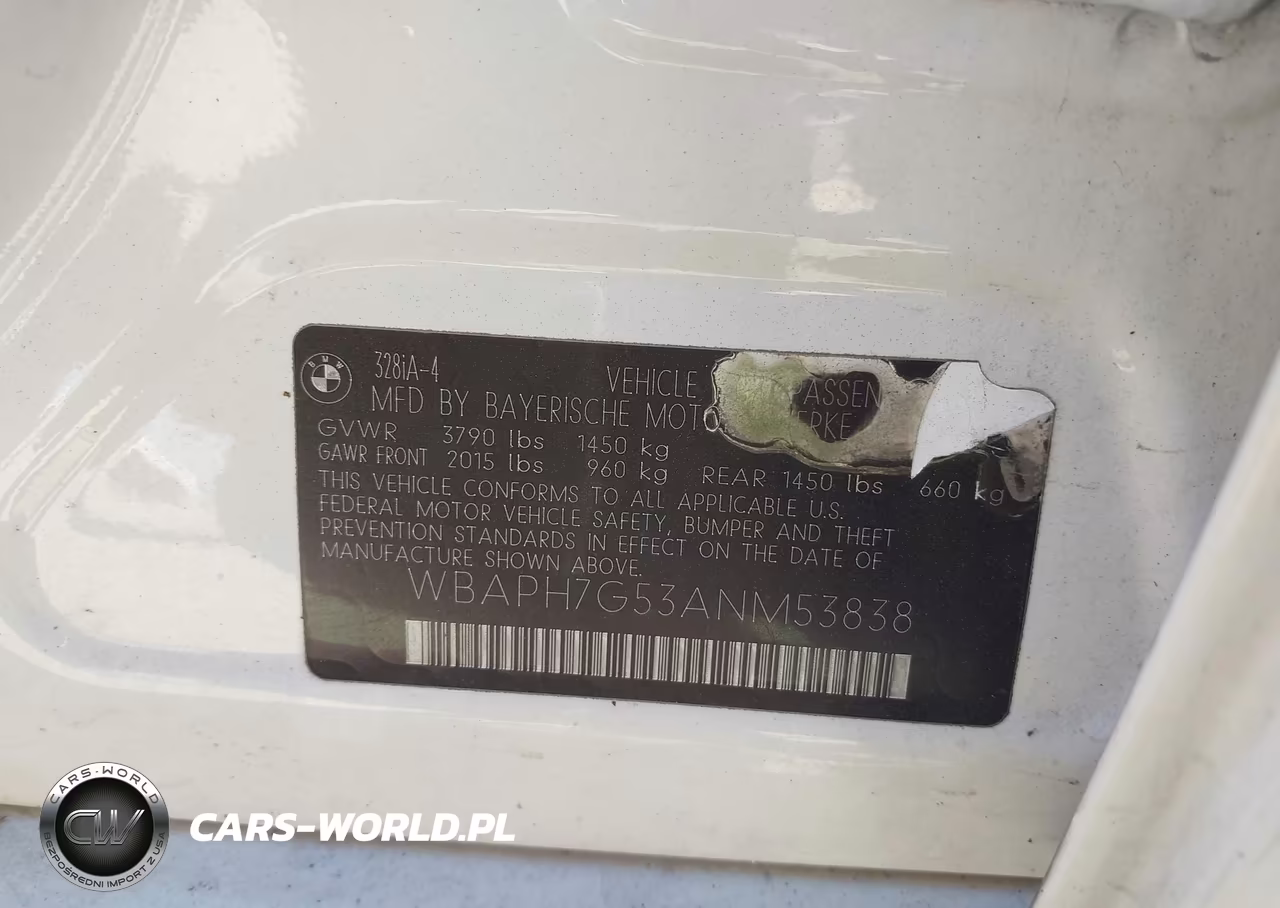 2010 BMW 328I VIN:WBAPH7G53ANM53838 - 9