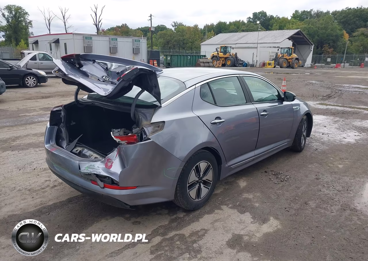 2011 Kia Optima Hybrid Ex VIN:KNAGM4AD3B5004994 - 4