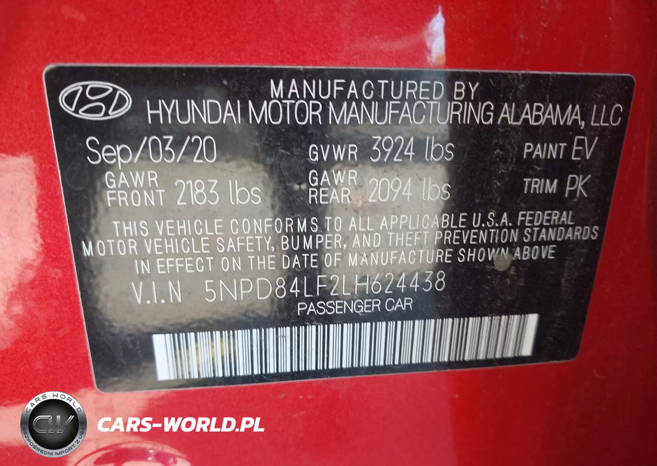 2020 Hyundai Elantra Sel VIN:5NPD84LF2LH624438 - 9