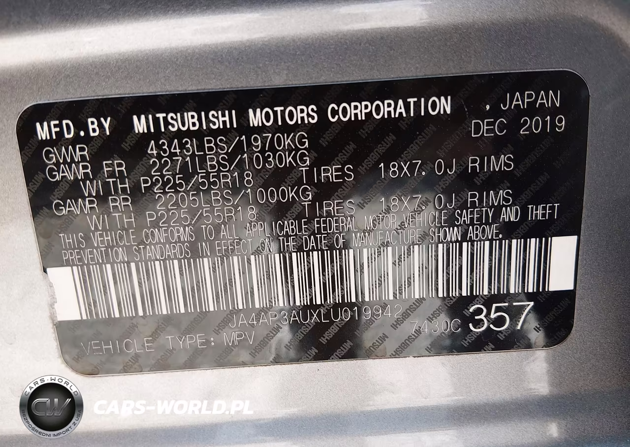 2020 Mitsubishi Outlander Sport 2.0 Be VIN:JA4AP3AUXLU019942 - 9