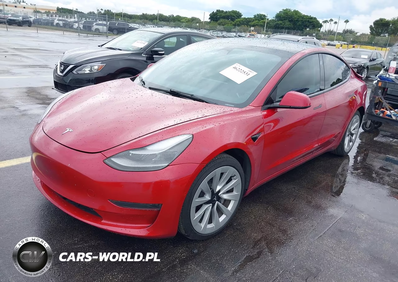 2022 Tesla Model 3 Rear-Wheel Drive VIN:5YJ3E1EA7NF371302 - 2
