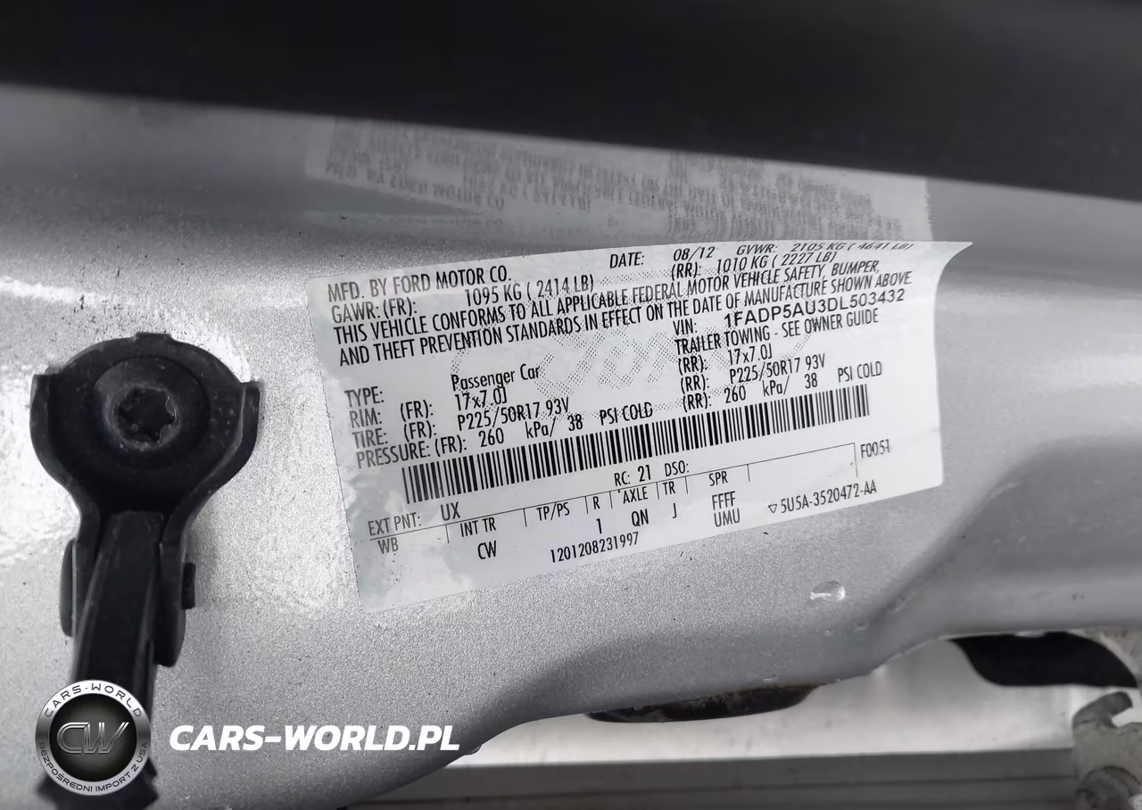 2013 Ford C-Max Hybrid Se VIN:1FADP5AU3DL503432 - 9