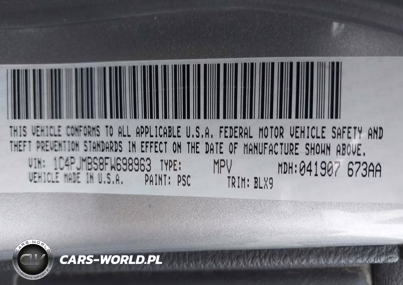 2015 Jeep Cherokee Trailhawk VIN:1C4PJMBS8FW698963 - 9