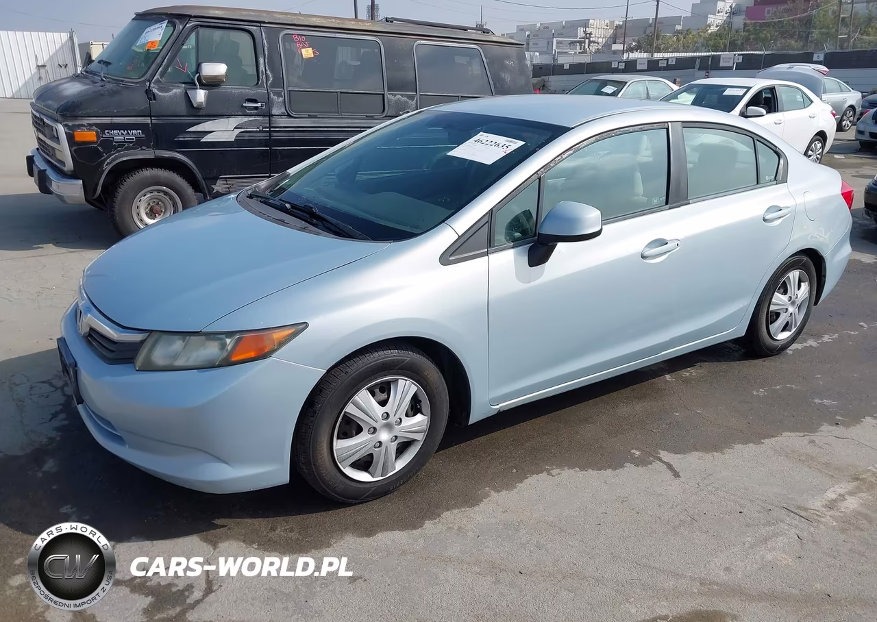 2012 Honda Civic Lx VIN:2HGFB2F55CH517735 - 2