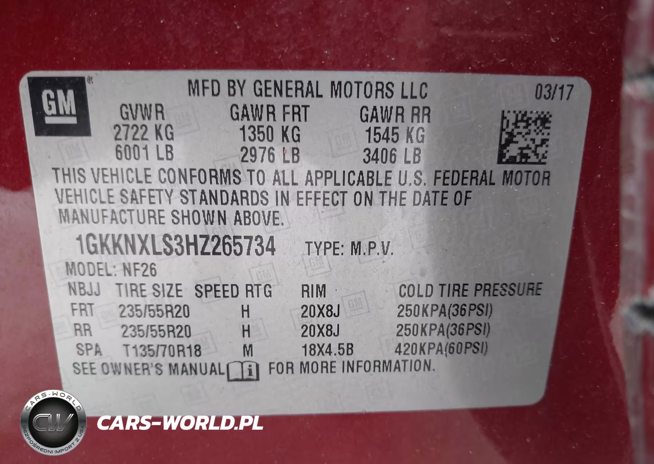 2017 GMC Acadia Denali VIN:1GKKNXLS3HZ265734 - 9