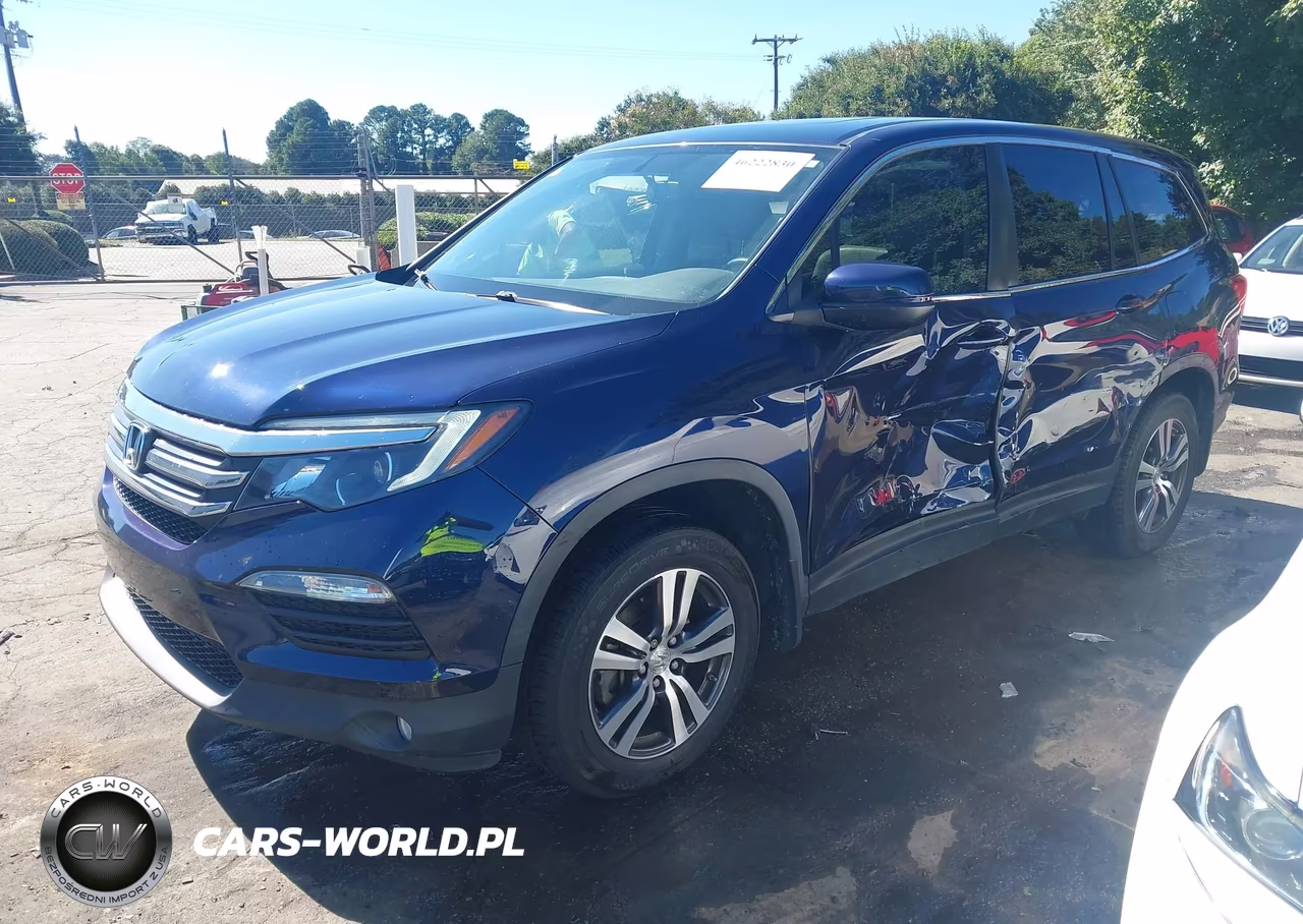 2017 Honda Pilot Ex-L VIN:5FNYF5H89HB042253 - 2