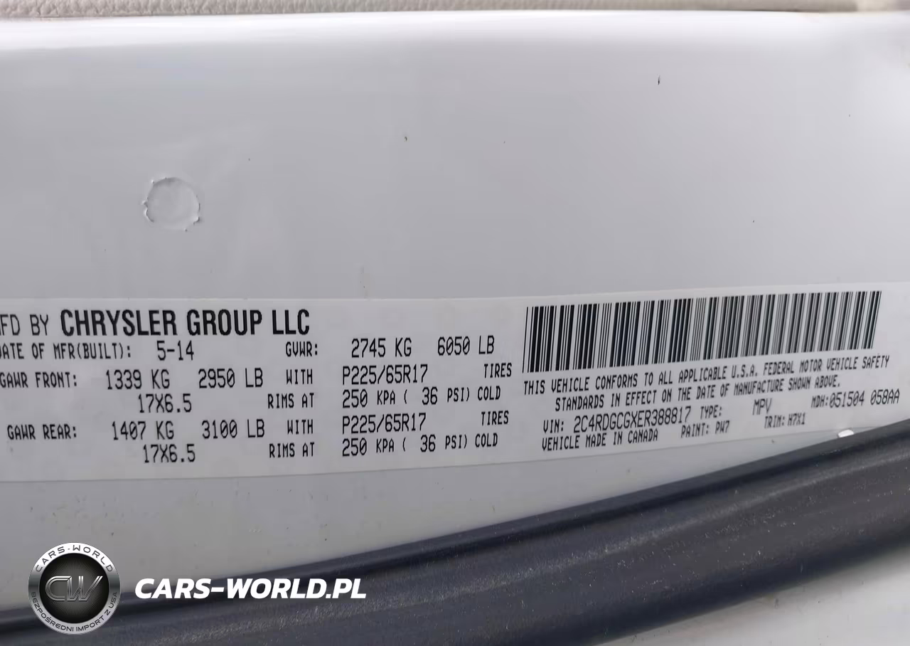 2014 Dodge Grand Caravan Sxt VIN:2C4RDGCGXER388817 - 9