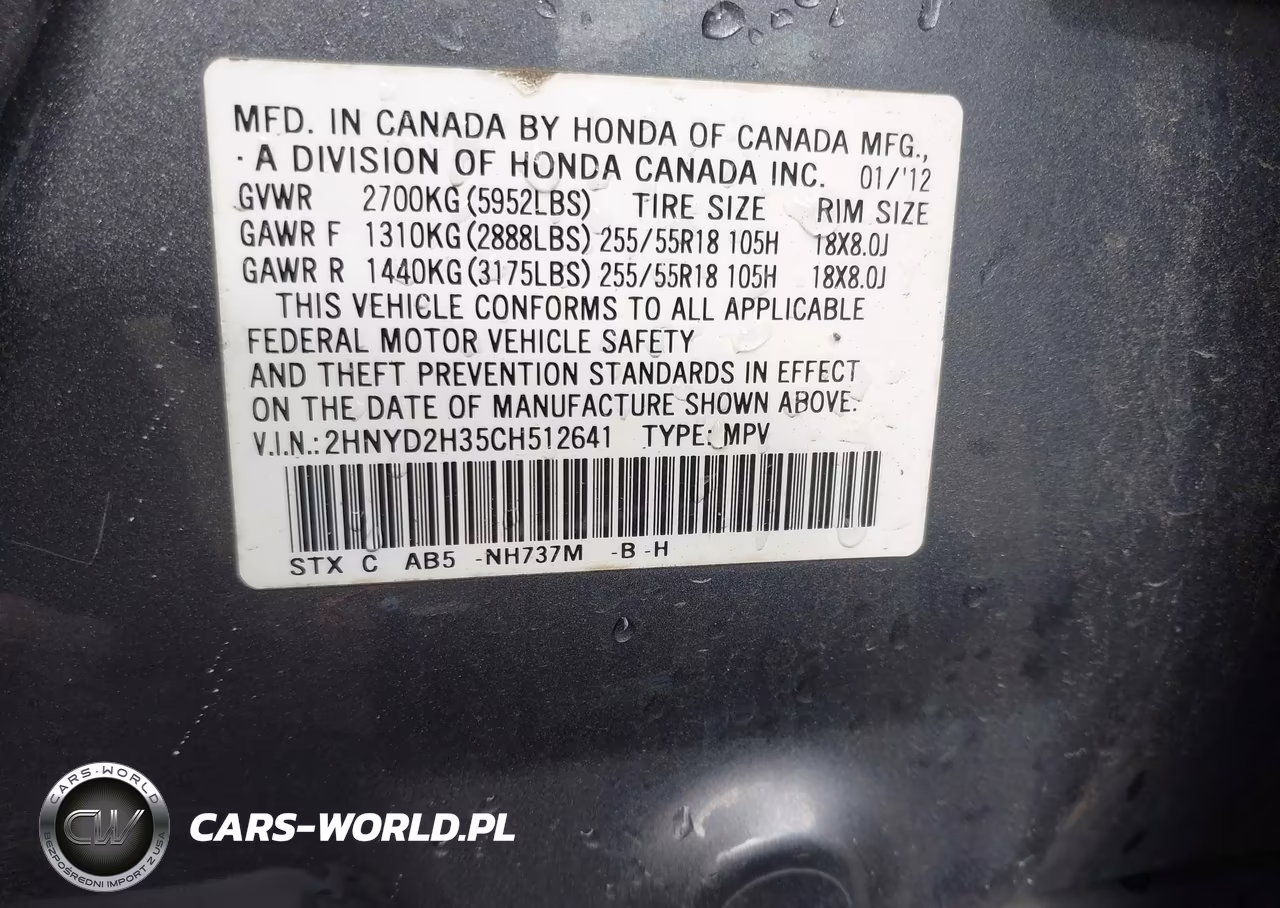 2012 Acura Mdx Technology Package VIN:2HNYD2H35CH512641 - 9