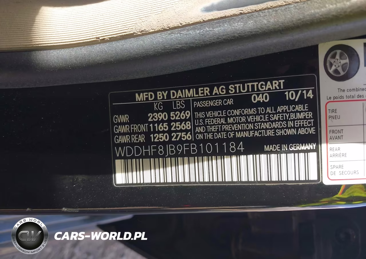 2015 Mercedes-Benz E 350 4Matic VIN:WDDHF8JB9FB101184 - 9