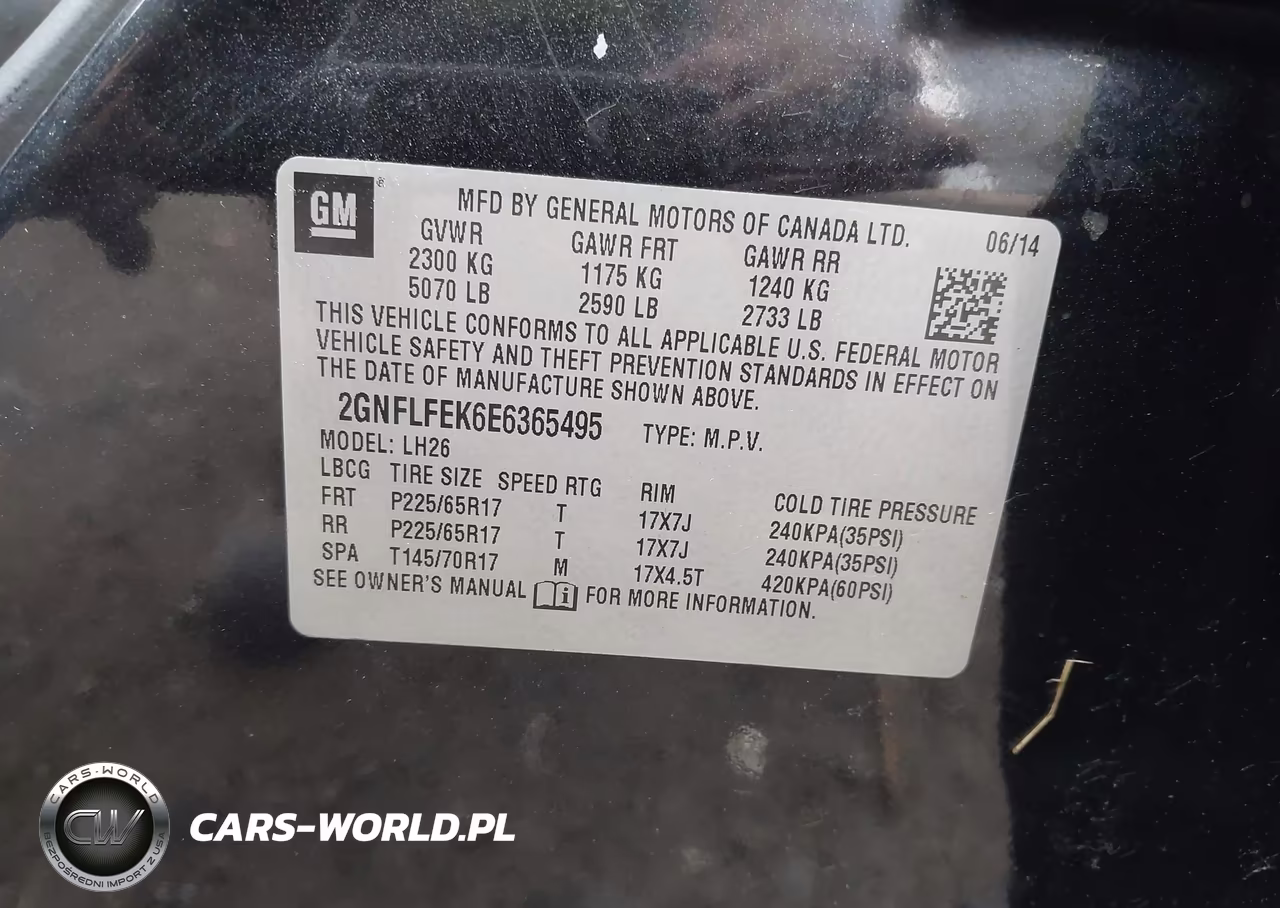 2014 Chevrolet Equinox 1Lt VIN:2GNFLFEK6E6365495 - 9